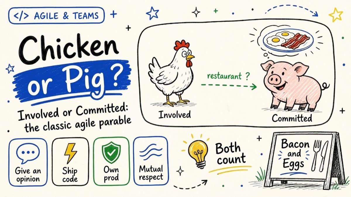 Chicken or Pig? Involved or Committed: the classic agile parable — both count
